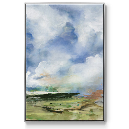 Spring Air II - Floater Framed Canvas Print