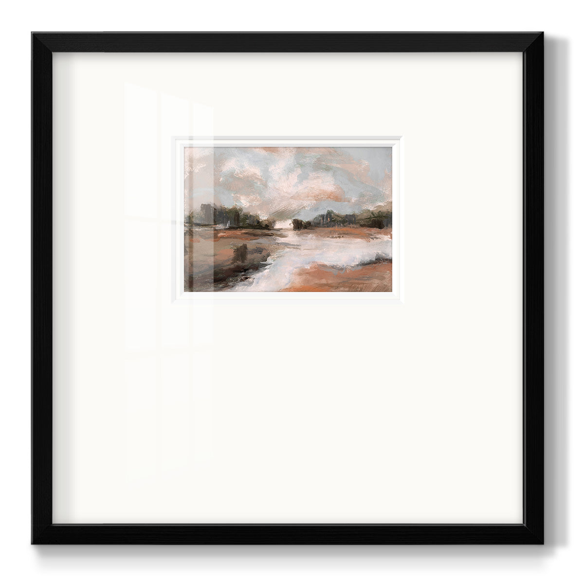 South Pond - Double Matboard Framed Print