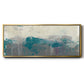 Teal Range II - Floater Framed Canvas Print