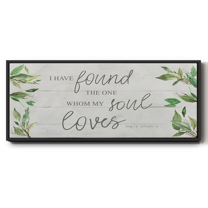 Soul Loves - Floater Framed Canvas Print