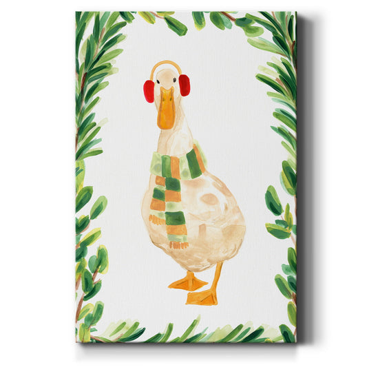 Merry Quackmas Collection B - Canvas Art Print