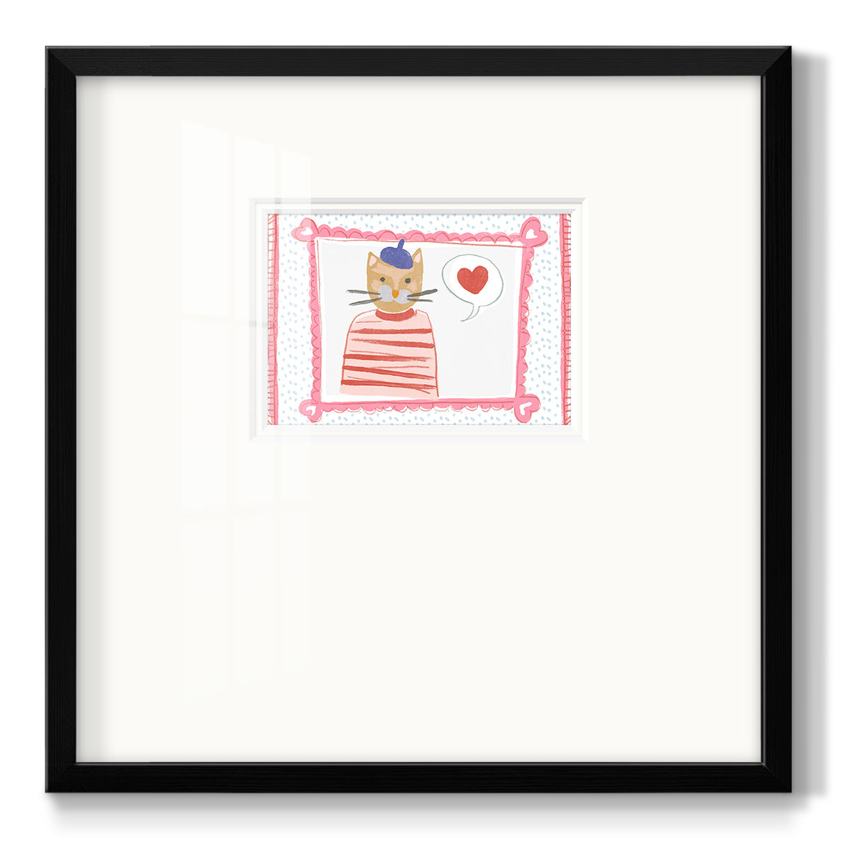 Cameo Characters Collection A - Double Matboard Framed Print