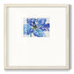 Fleur Bleue I Premium Framed Print Double Matboard