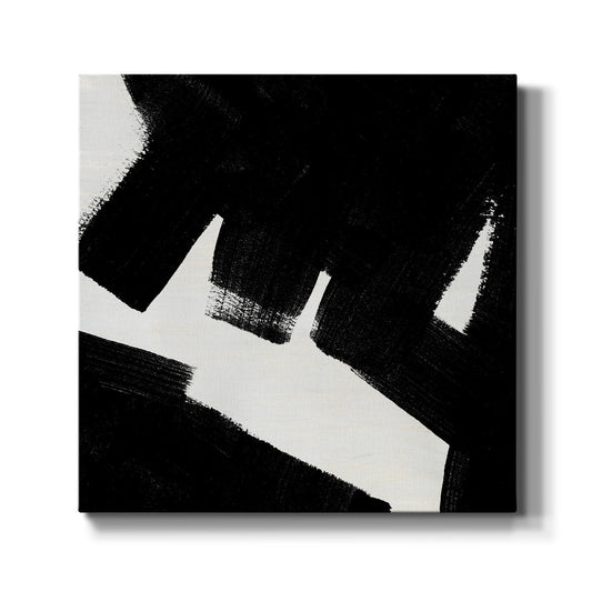 Block Brushwork IX - Canvas Art Print