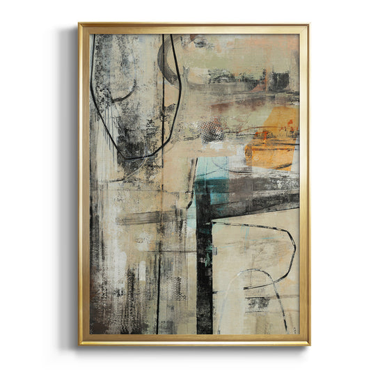 Persistence I - Modern Framed Canvas Print