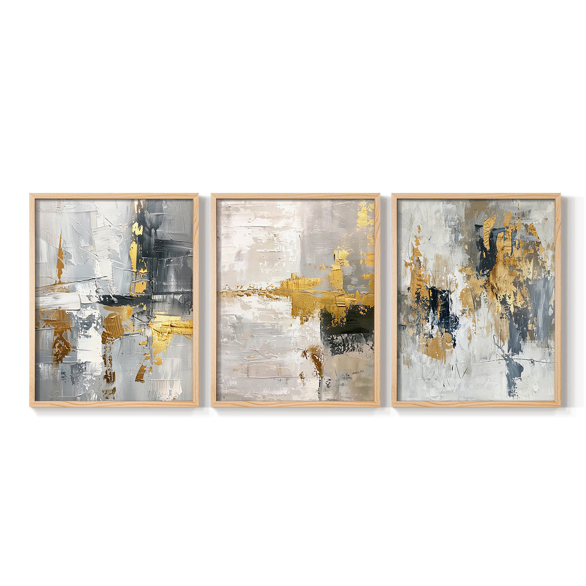Abstract Series CLXIII - Restickable Framed Art Set