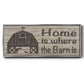 Home & Farm III - Floater Framed Canvas Print