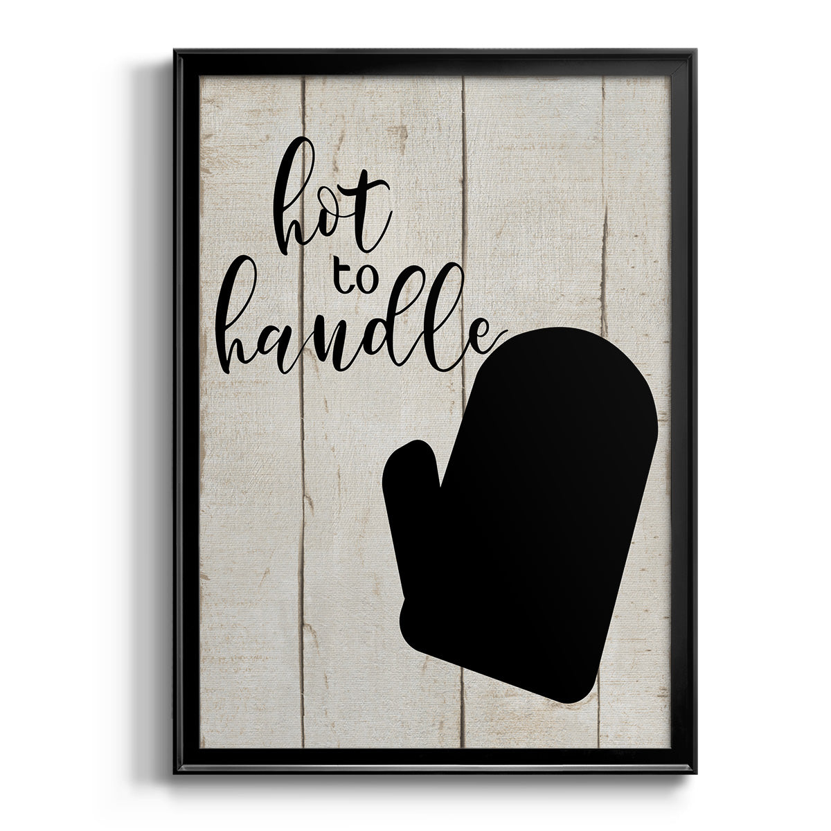 Hot To Handle - Modern Framed Canvas Print