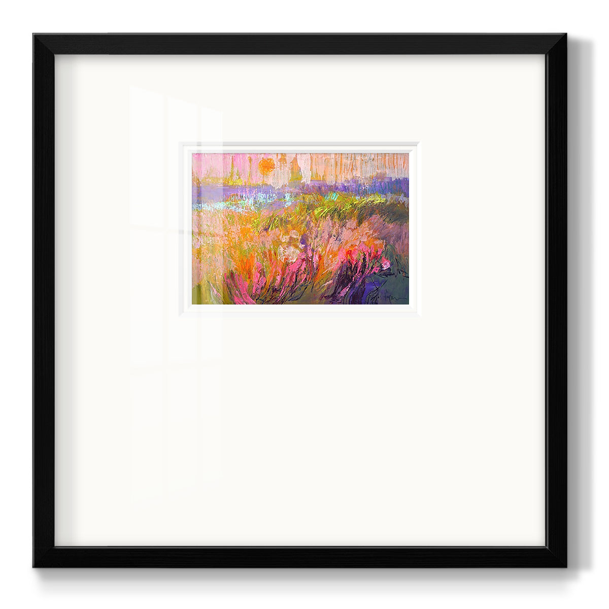 Among the Green Pastures VI - Double Matboard Framed Print