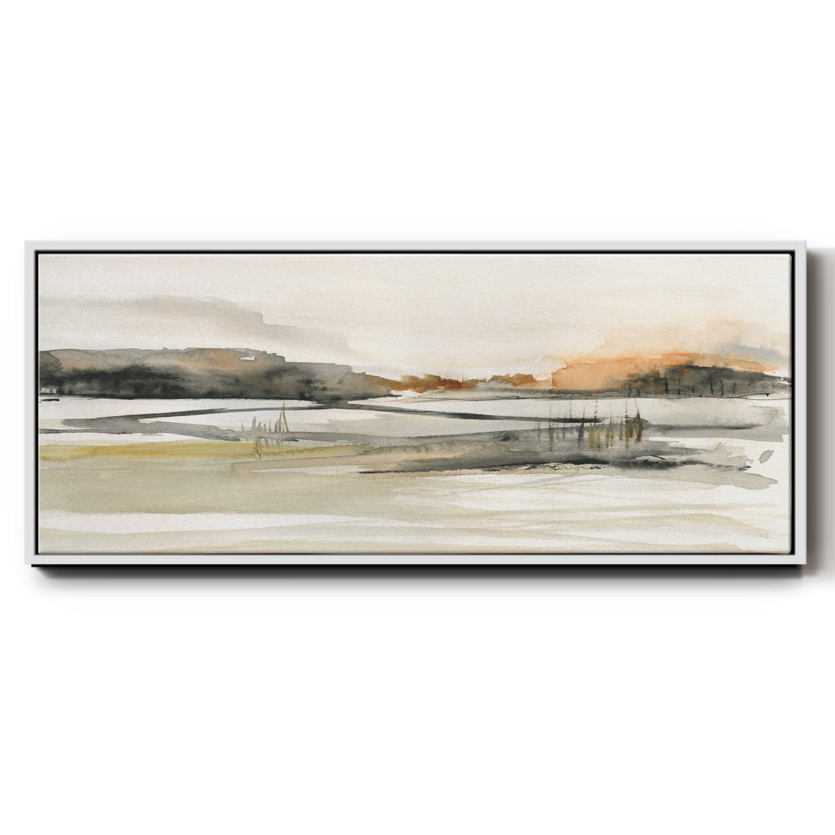 Turnwood Clearing - Floater Framed Canvas Print