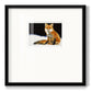 Fox - Double Matboard Framed Print
