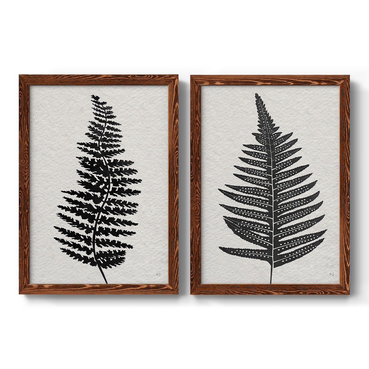 Forest Fern III - Premium Framed Canvas 2 Piece Set - Ready to Hang