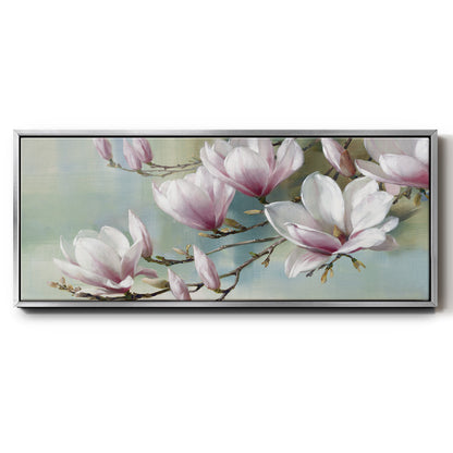 Magnolia Morning - Floater Framed Canvas Print
