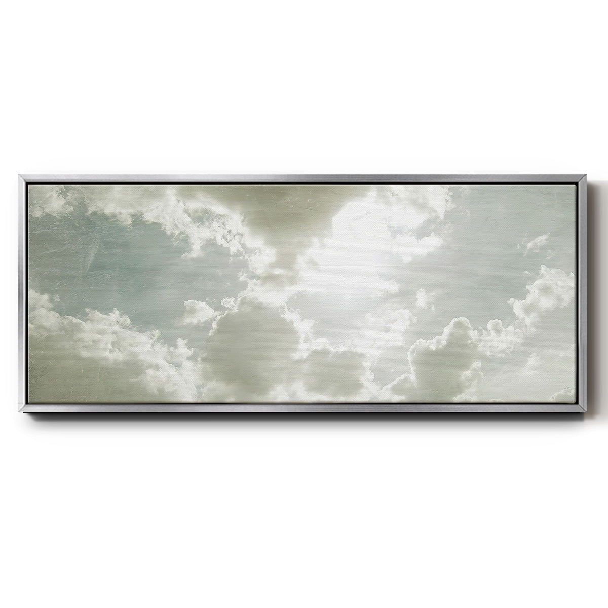 Sky Scrapers II - Floater Framed Canvas Print