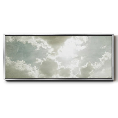 Sky Scrapers II - Floater Framed Canvas Print