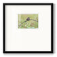 Resting Sparrow- Premium Framed Print Double Matboard