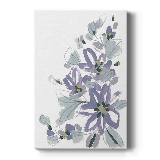 Periwinkle Patch IV - Canvas Art Print