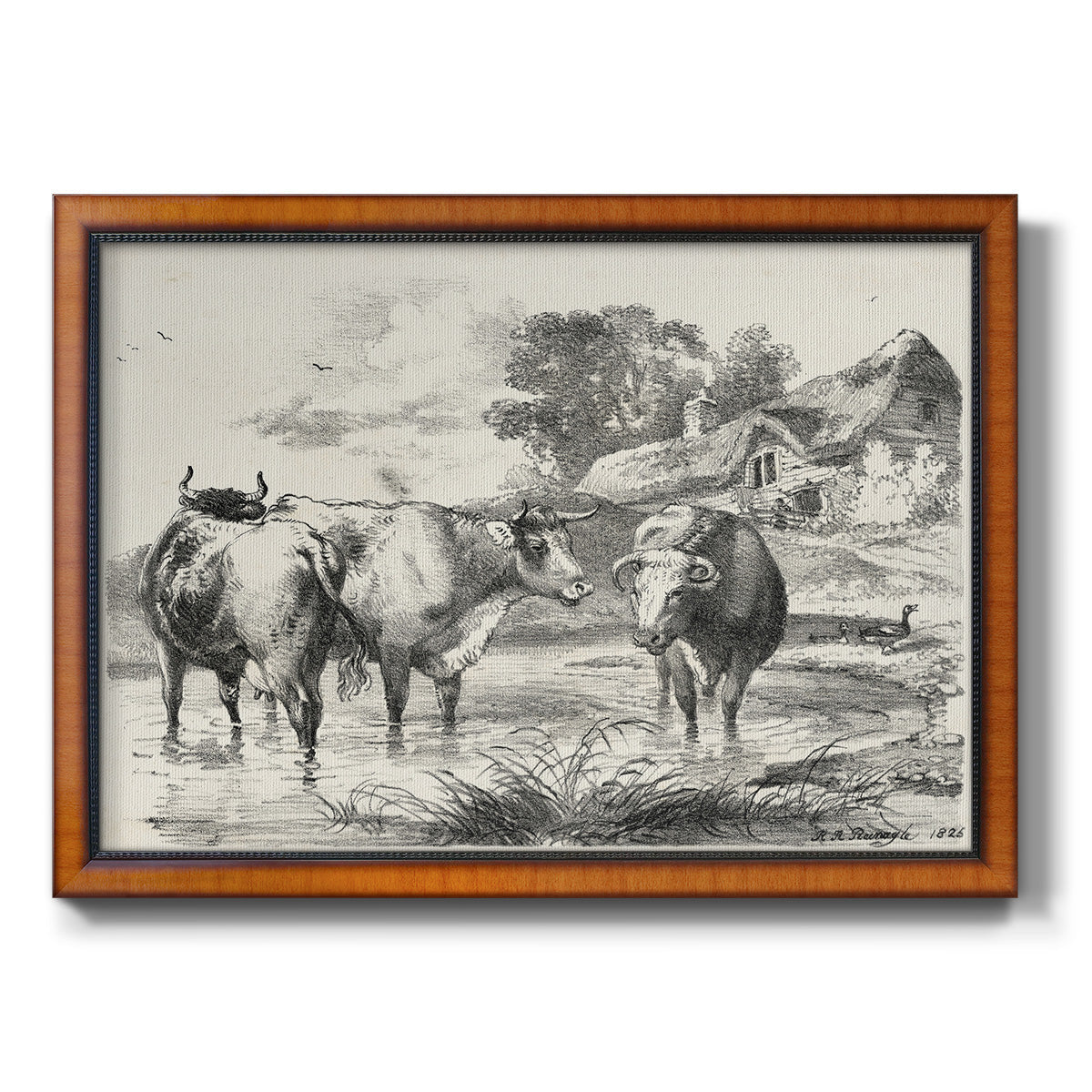 Rural Charms I Premium Framed Canvas- Ready to Hang