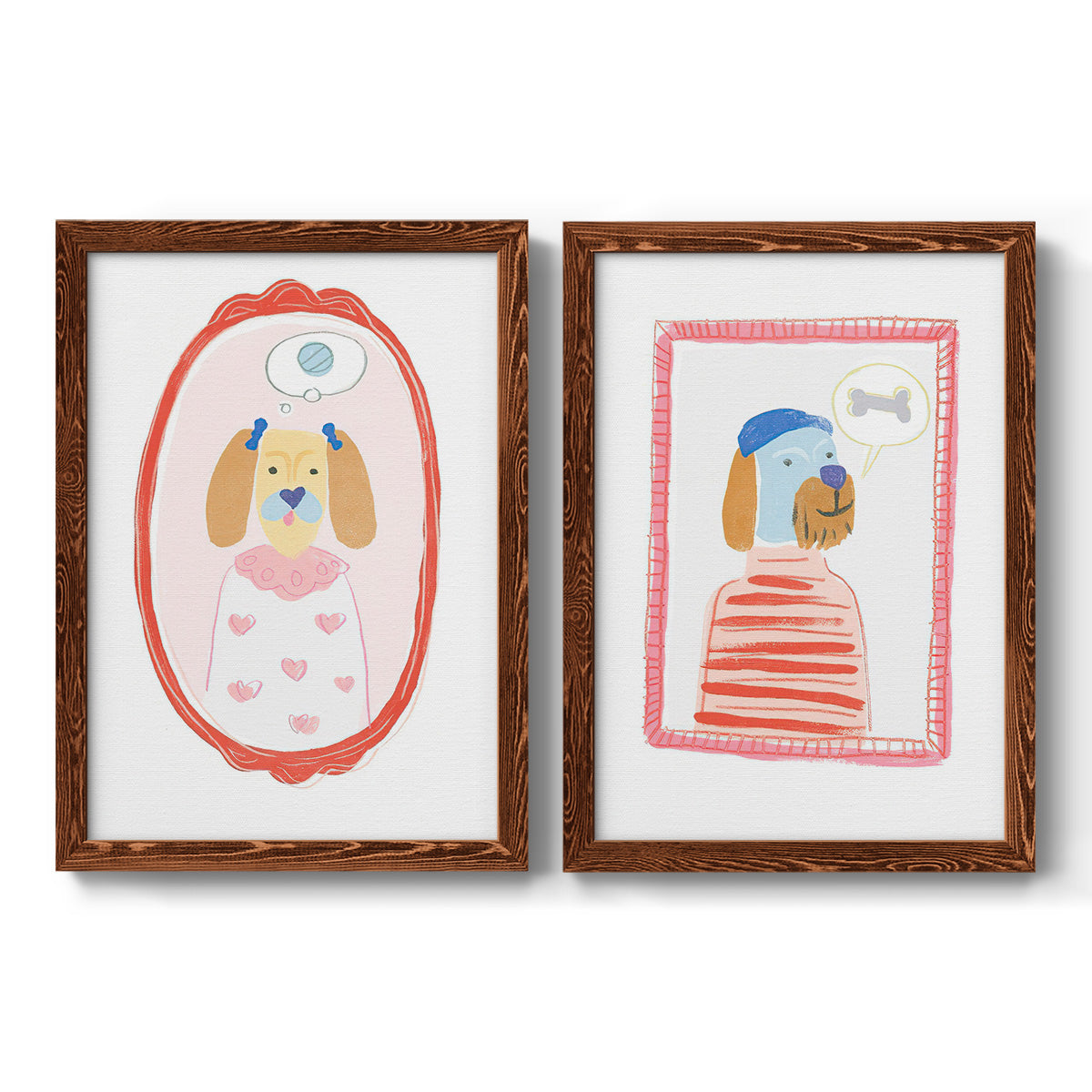 Cameo Characters III - Premium Framed Canvas 2 Piece Set - Ready to Hang