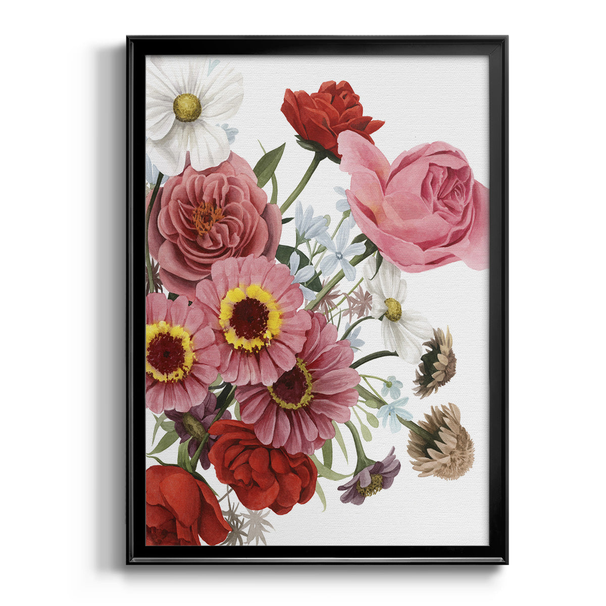 Modern Arrangement I - Modern Framed Canvas Print