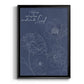 Serve the Lord Floral Sketch - Modern Framed Canvas Print