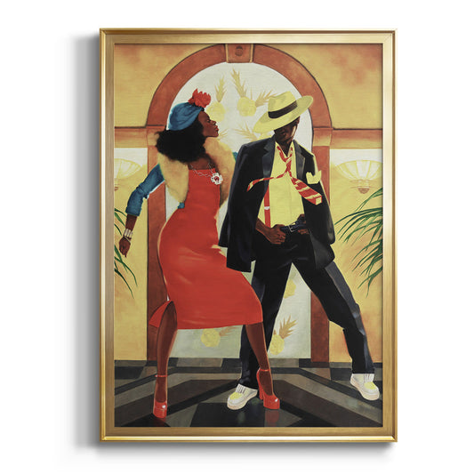 Night Out I - Modern Framed Canvas Print