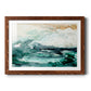 Sea Foam Flow I - Barnwood Framed Art Print
