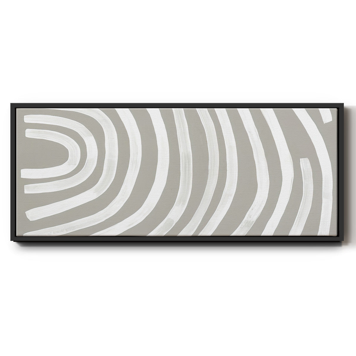 Broken Rainbow II - Floater Framed Canvas Print