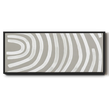 Broken Rainbow II - Floater Framed Canvas Print