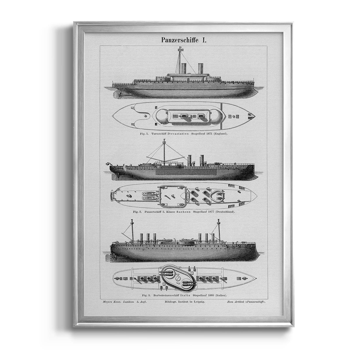 Industrial Ship - Modern Framed Canvas Print
