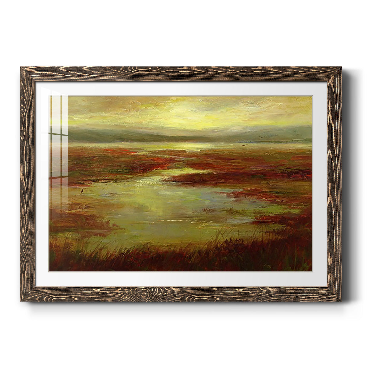Coastal Views V - Barnwood Framed Art Print