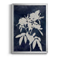 Indigo Botanical I Revisited - Modern Framed Canvas Print