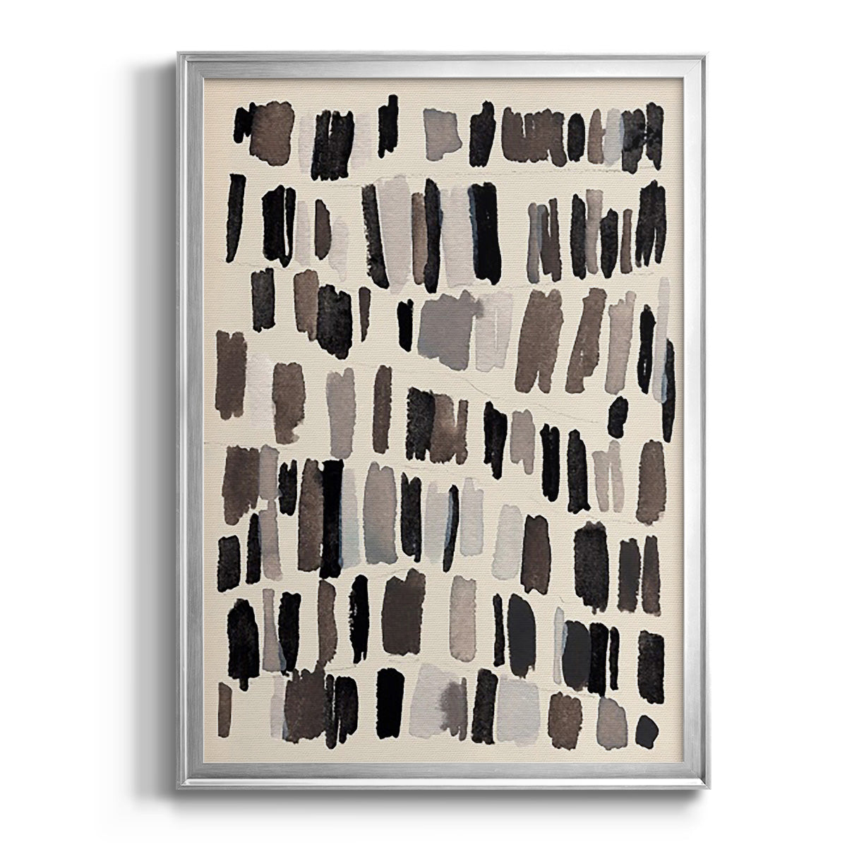 Chalk and Flint III - Modern Framed Canvas Print