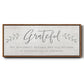 Grateful for Everything - Floater Framed Canvas Print