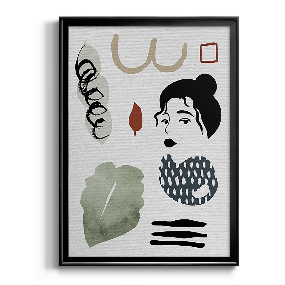 Collected Mindfulness IV - Modern Framed Canvas Print