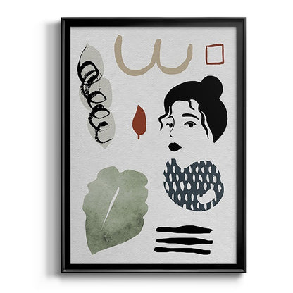 Collected Mindfulness IV - Modern Framed Canvas Print