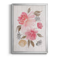 Loose Peonies II - Modern Framed Canvas Print