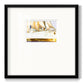 Golden Steam Ship - Double Matboard Framed Print