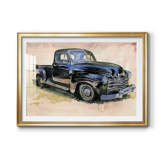 Antique Pickup II Premium Framed Print - Ready to Hang