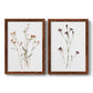 Pressed Botanical I - Premium Framed Canvas 2 Piece Set - Ready to Hang