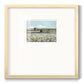 Vintage Poppy Valley - Double Matboard Framed Print
