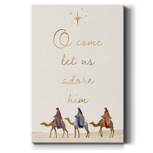 Away in a Manger Collection B - Canvas Art Print