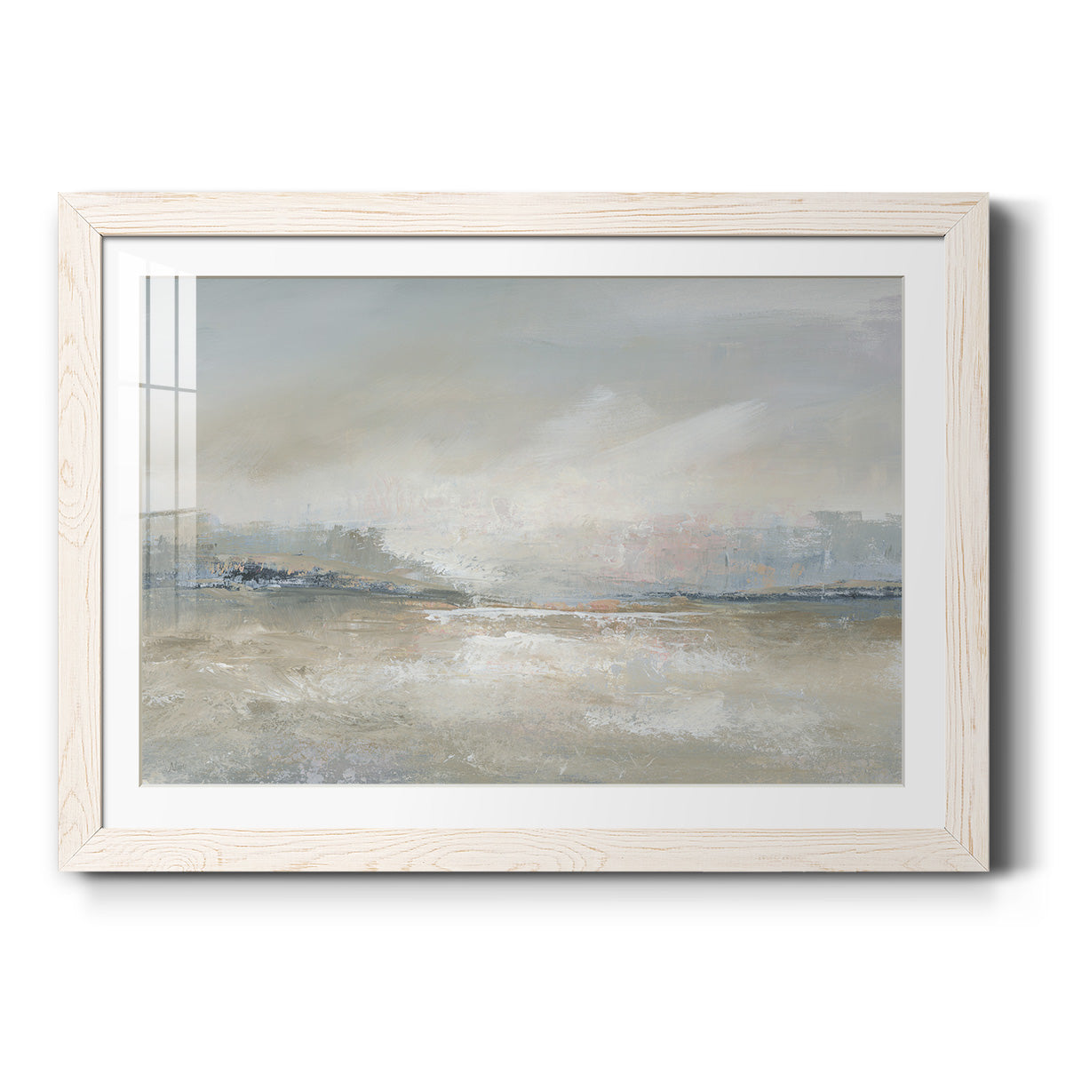 Horizon Haze - Barnwood Framed Art Print