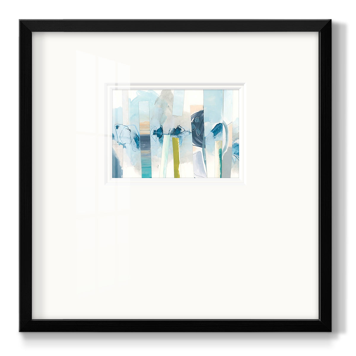 Liquid Strata I - Double Matboard Framed Print