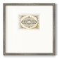 Antique French Label II - Double Matboard Framed Print