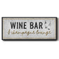 Champagne Lounge - Floater Framed Canvas Print