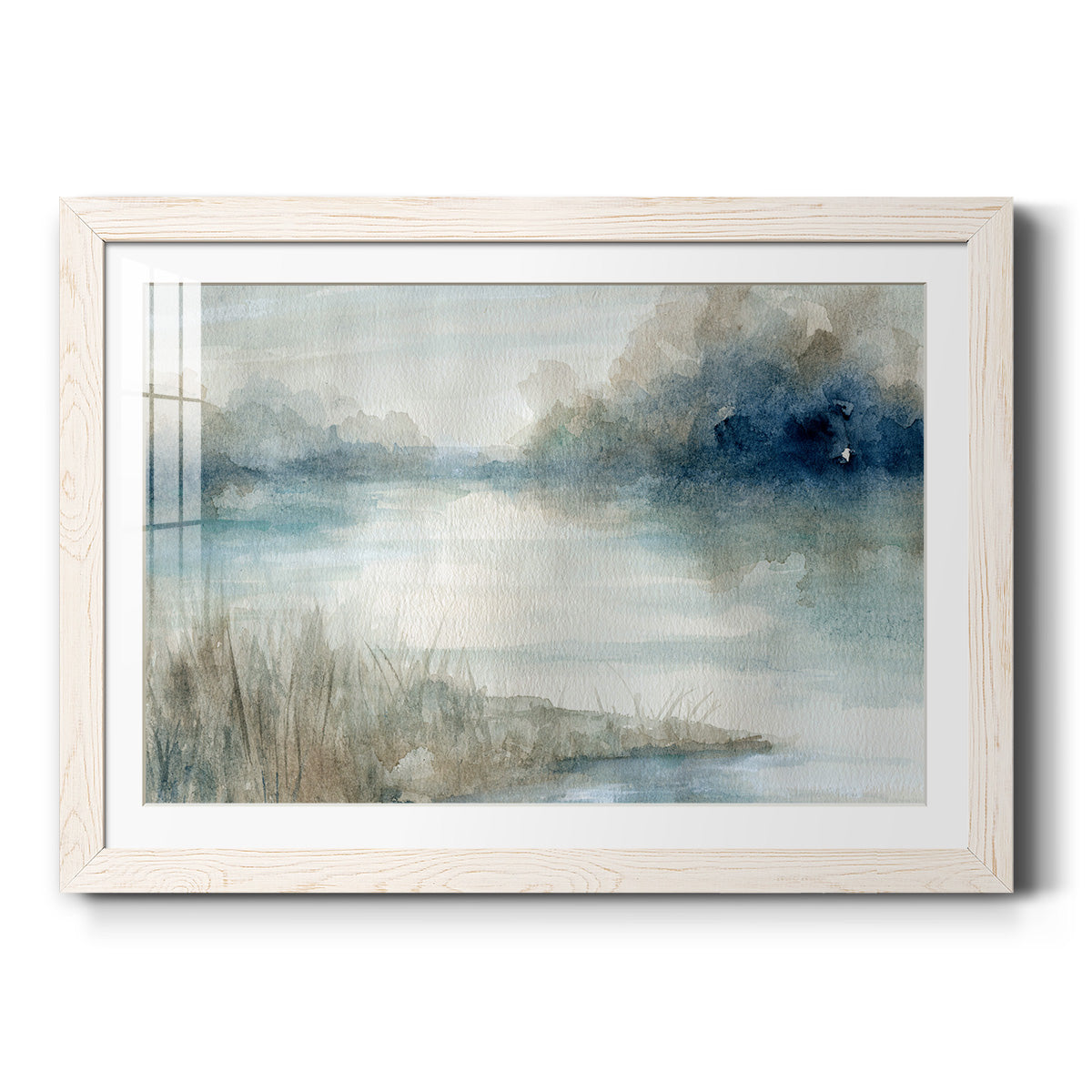 Still Evening Waters - Barnwood Framed Art Print