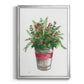 Winter Greens - Modern Framed Canvas Print