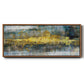 Frequency - Floater Framed Canvas Print