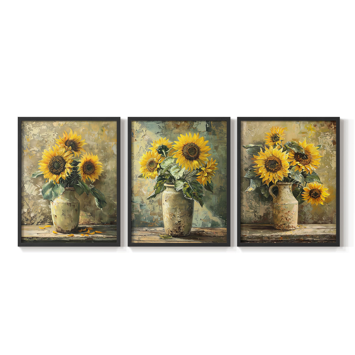 Floral Study Series CLXXI - Restickable Framed Art Set